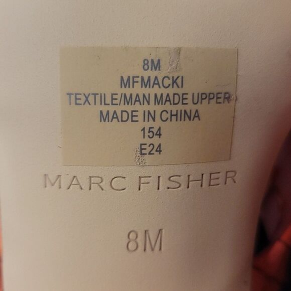 BRAND NEW MARC FISHER  WITH INTERWOVEN STRAPS SQUARE OPEN TOE SANDAL - Picture 14 of 16